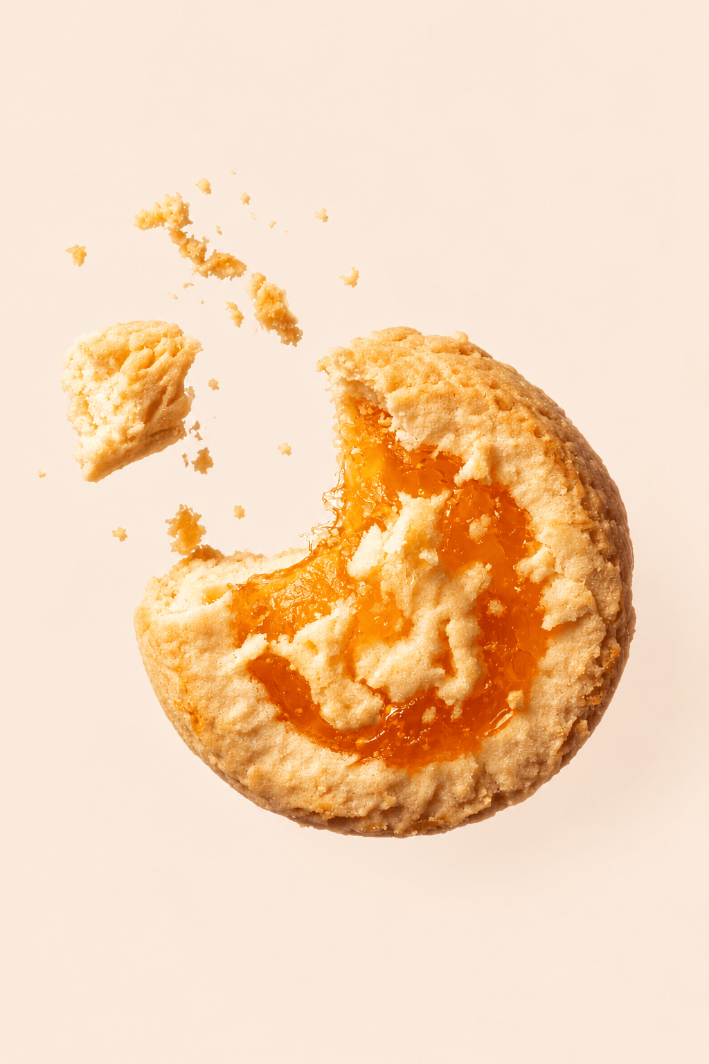 Biscuiti cu umplutura de caise 40g
