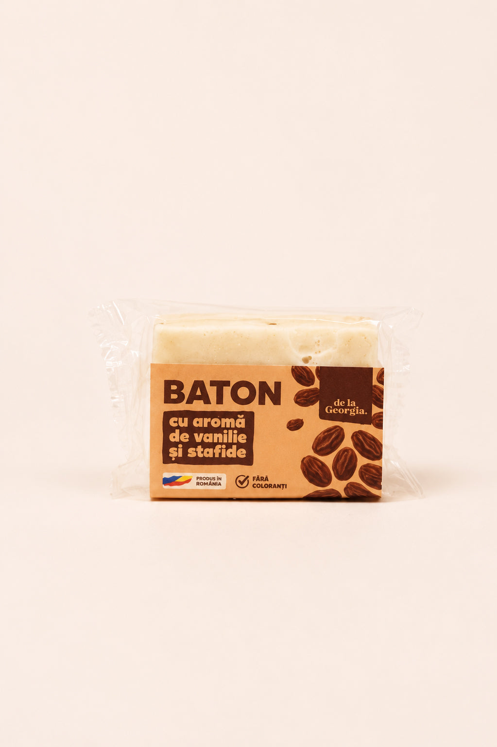 Baton de casa cu aroma de vanilie si stafide - 70g