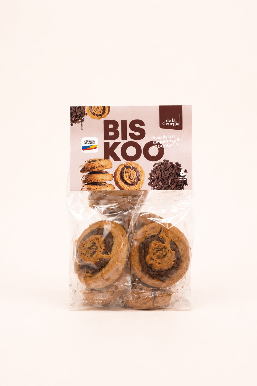 Biscuiți cu umplutură de ciocolată