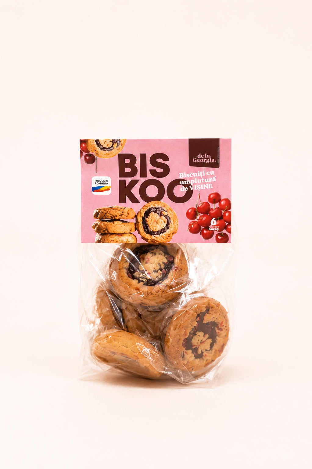 Biscuiți cu umplutură de vișine